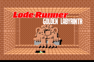Lode Runner III - The Golden Labyrinth Title Screen